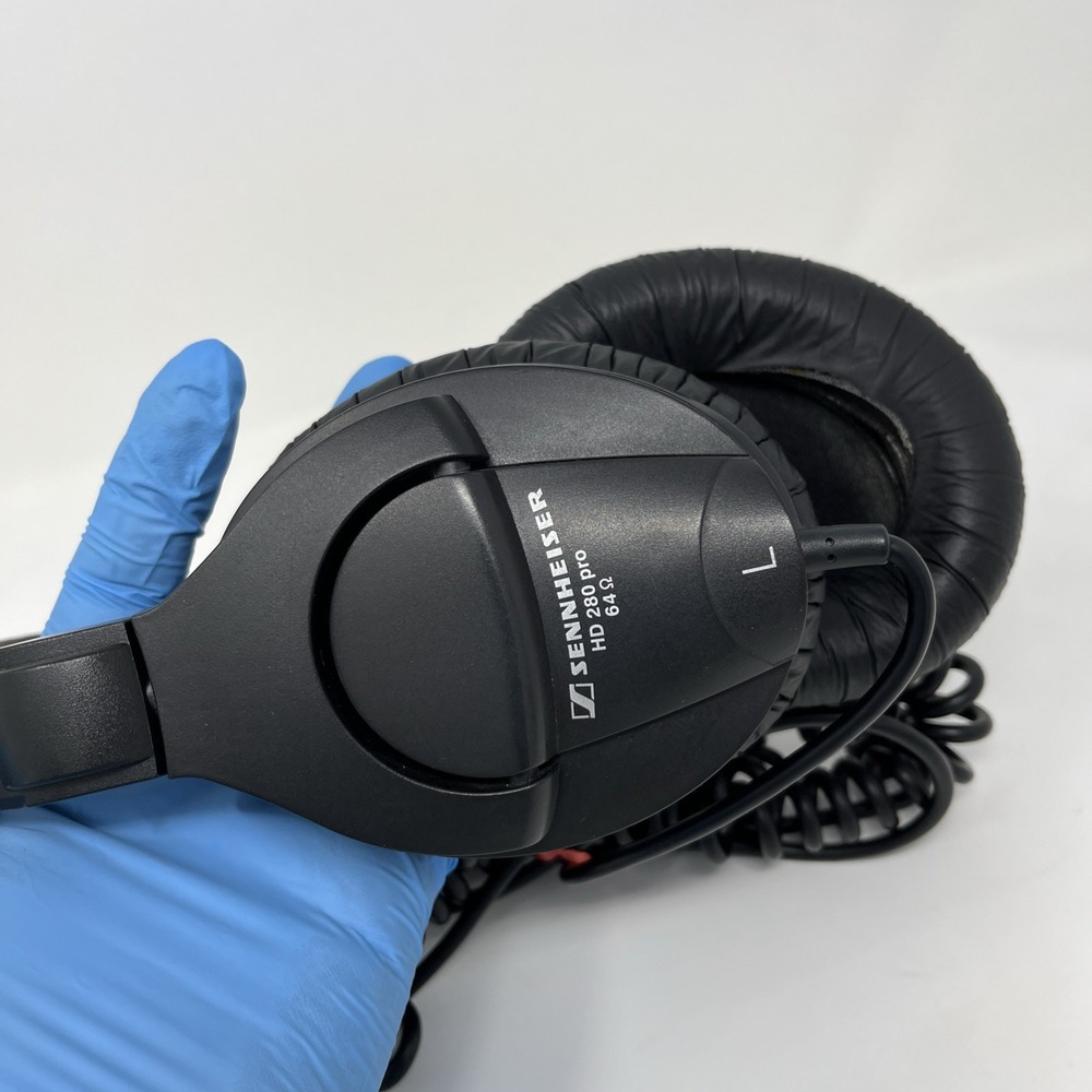 Sennheiser HD 280 PRO 64 Ohm Studio Monitor Headphones Black Closed Back TESTED - Picture 2 of 9
